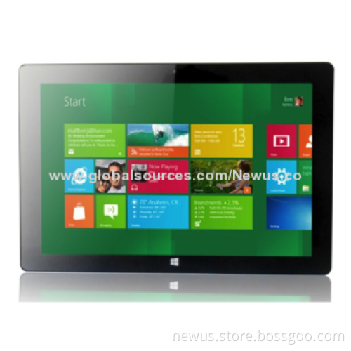10.1-inch Microsoft's Windows 8 Tablet PC, Intel Baytrail-T Quad-core, 2GB RAM 32GB SSD